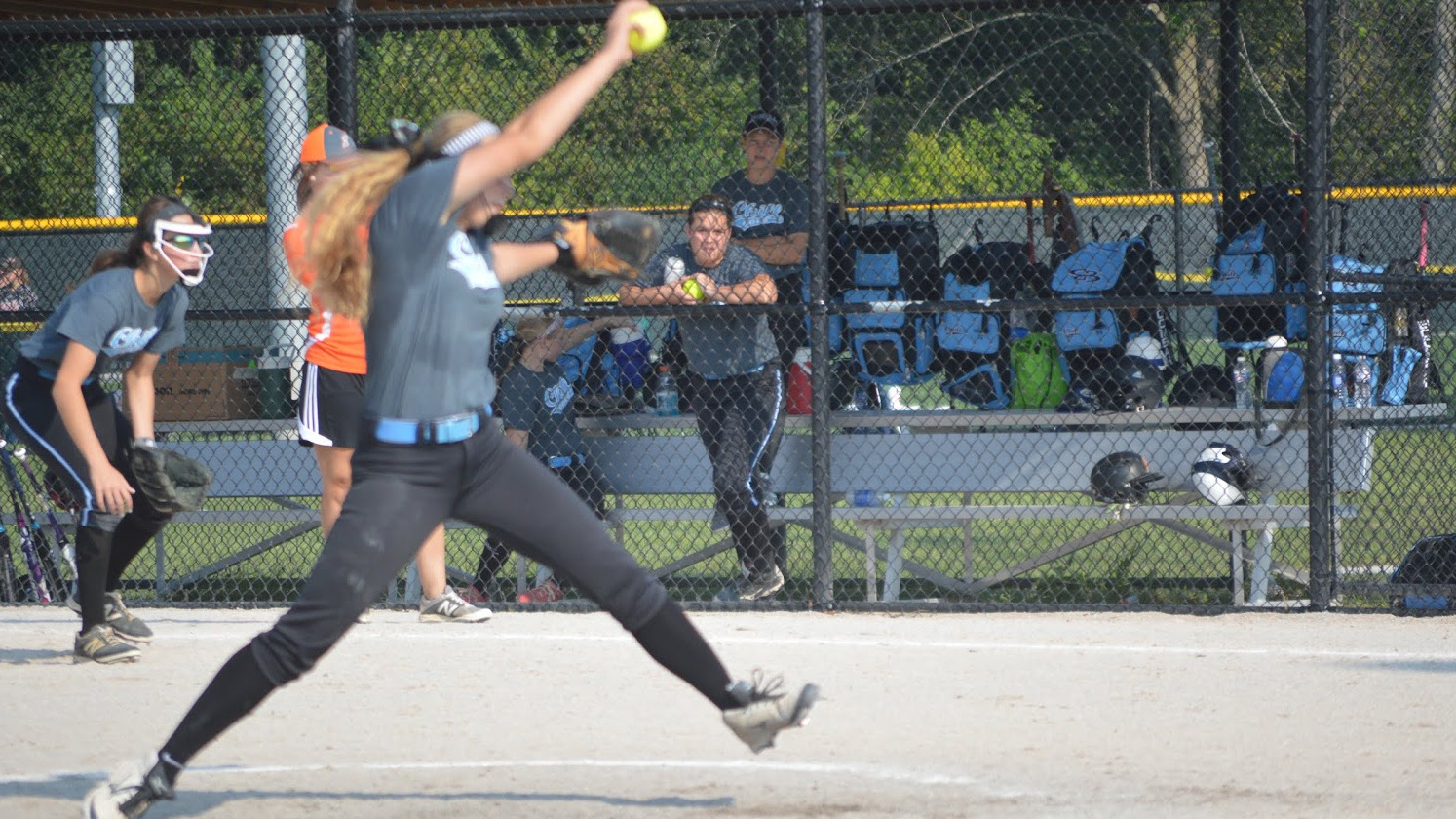 Carlee Jo Clark was the pitching star for the Chill in the win over the Bandits.