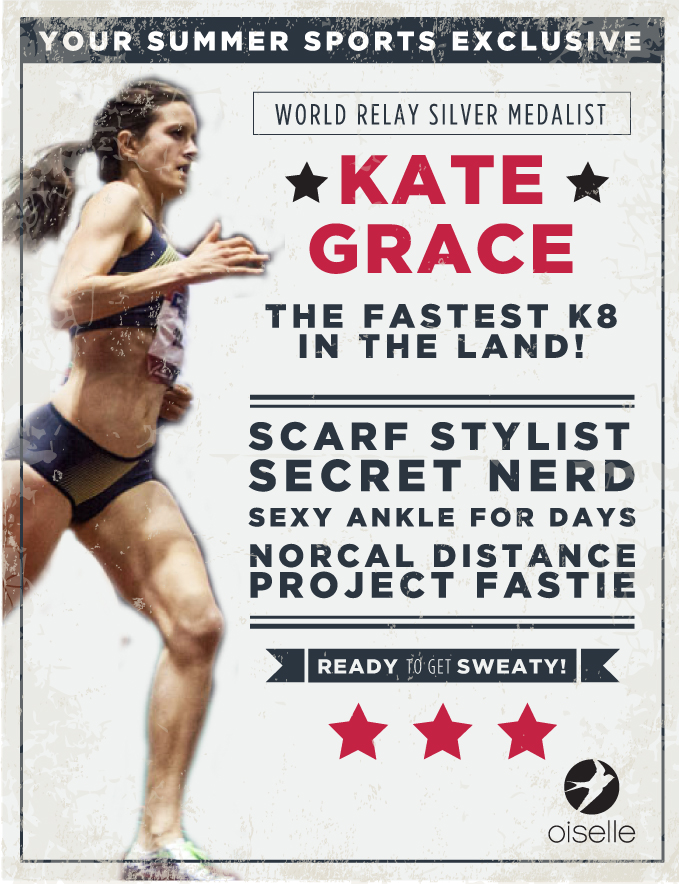 Oiselle's first-sponsored athlete, Kate Grace, signs with Nike