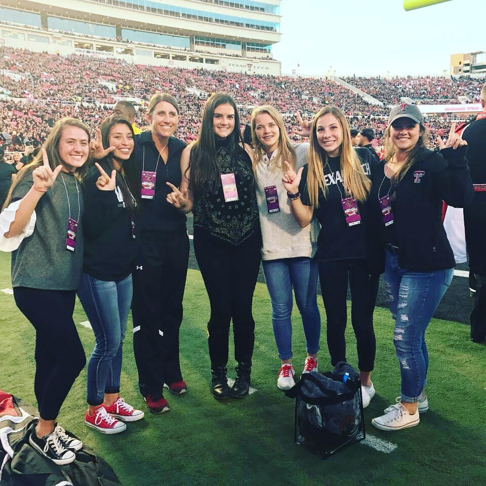 Kelcy with other Texas Tech recruits