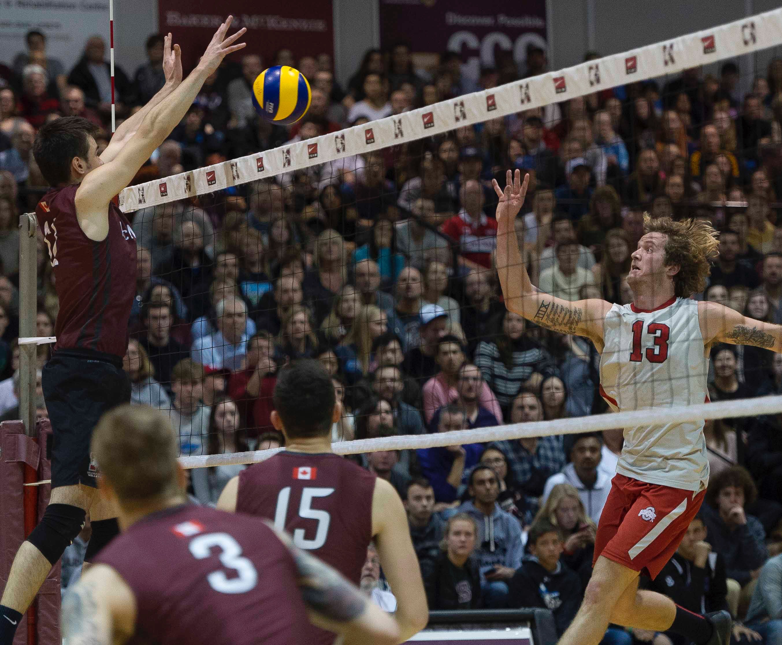 McMaster versus Ohio State men's volleyball