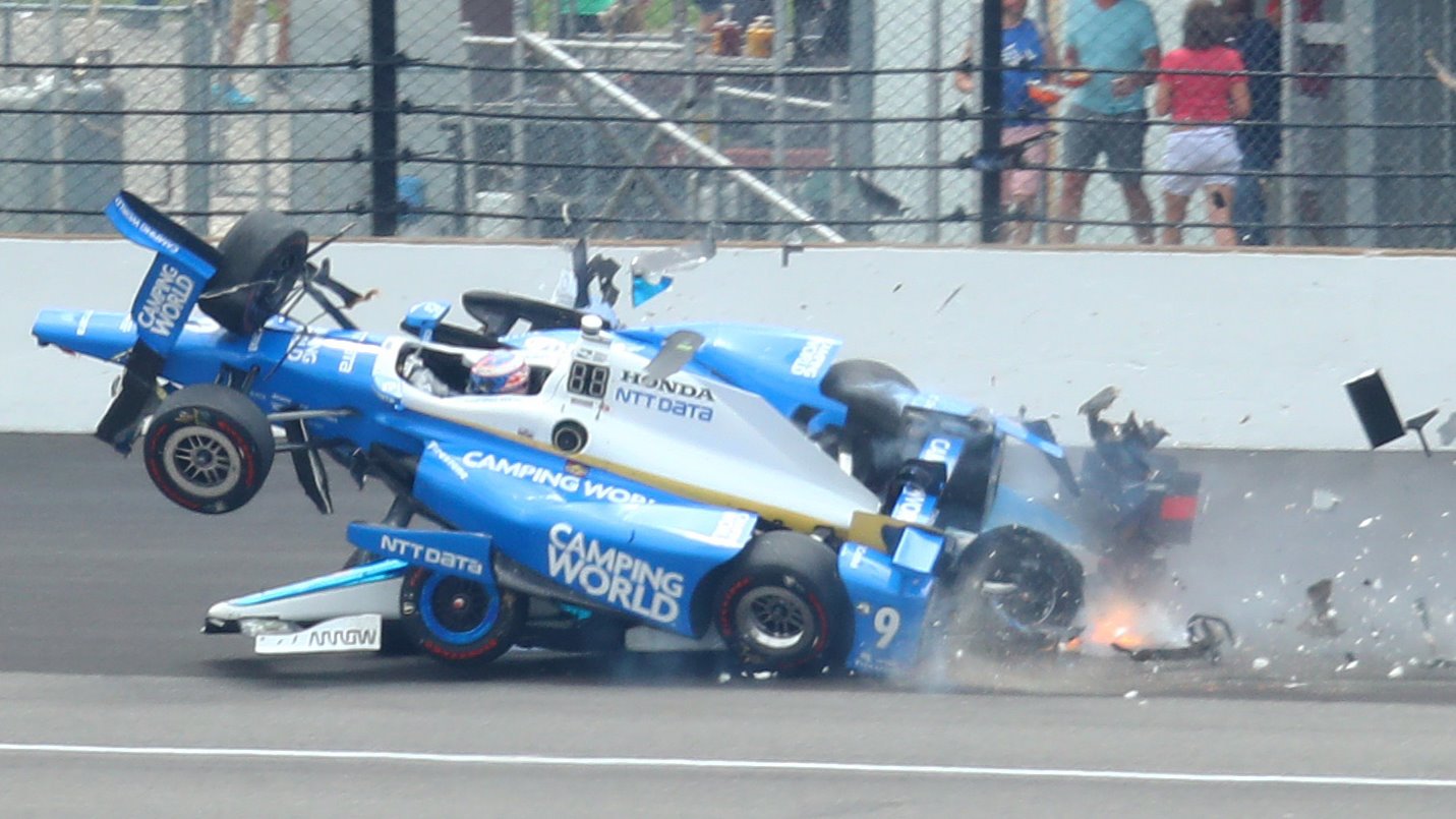 Scott Dixon's Wild Week Got Wilder With Airborne Indy 500 Crash - FloRacing