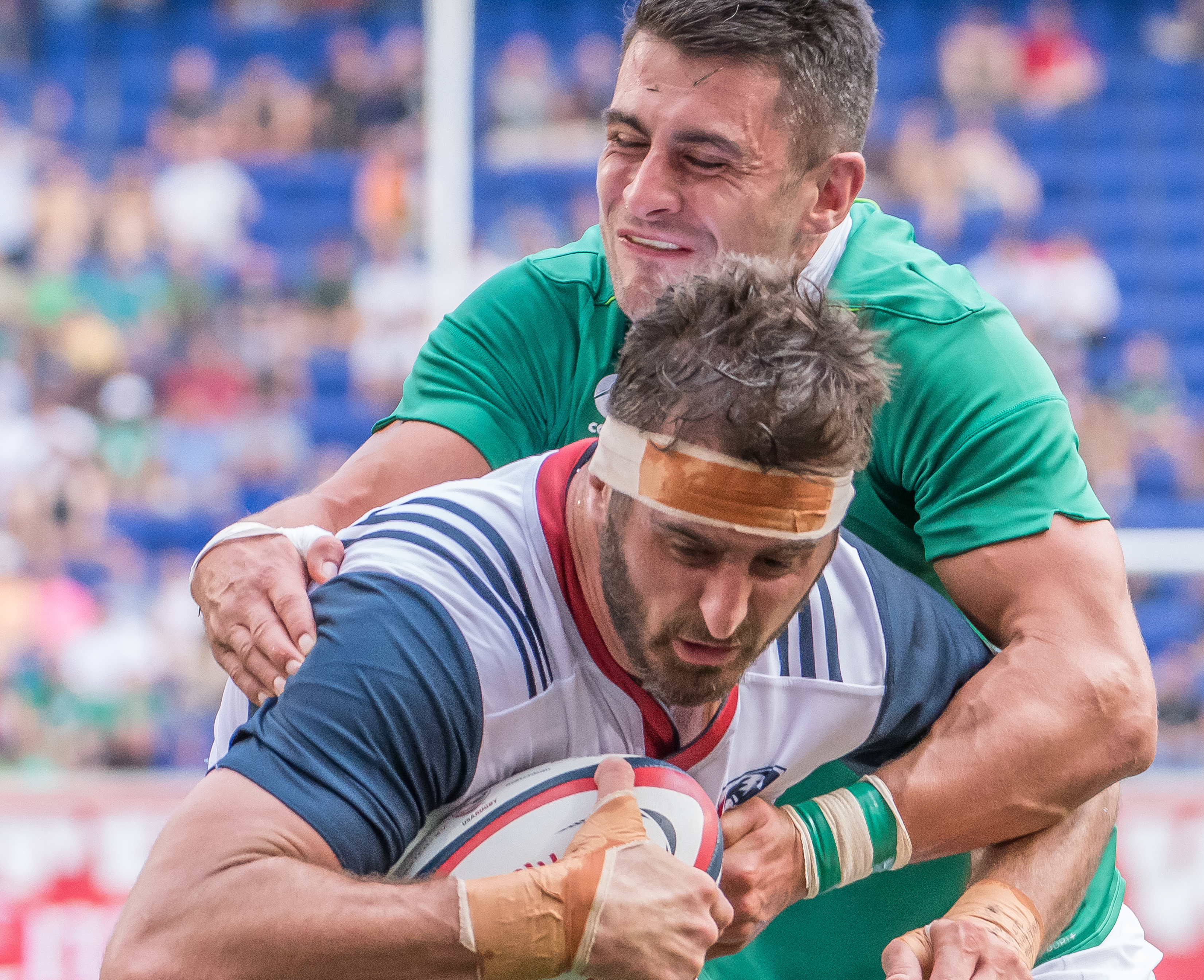 Nic Civetta USA Rugby national team v Ireland June 10, 2017. Colleen McCloskey photo.