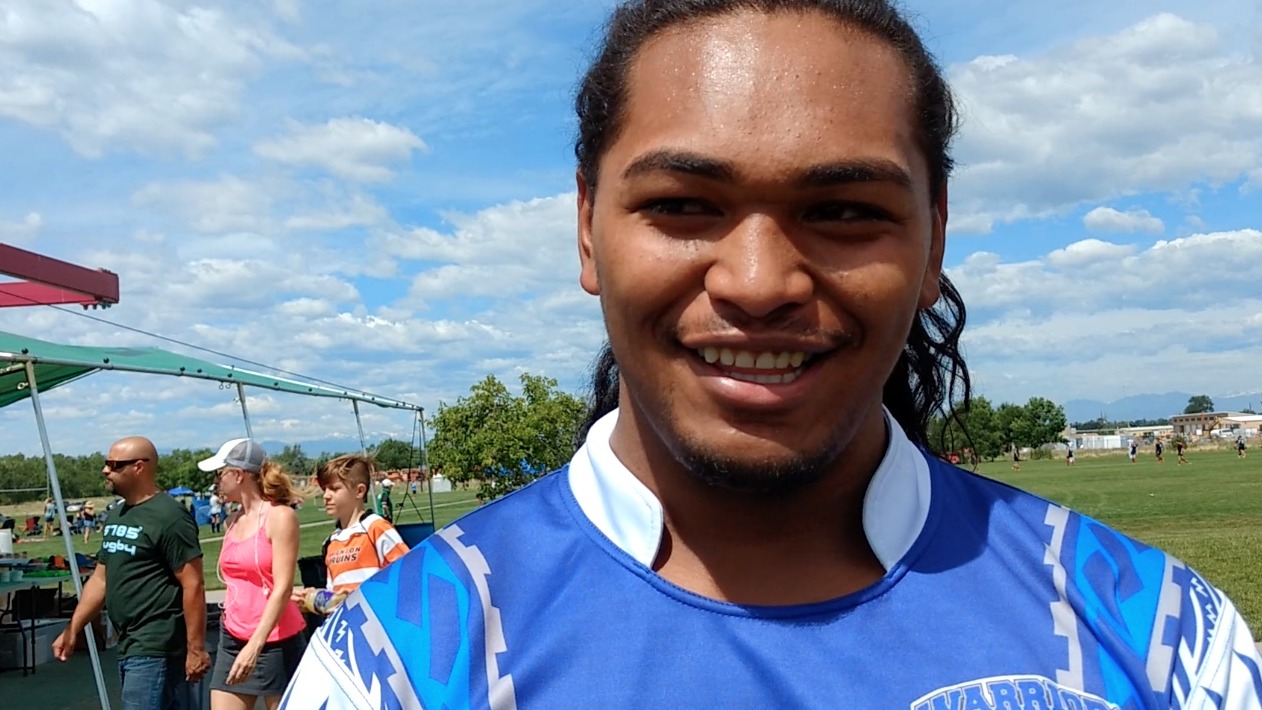 Tevita Tauvao, captain of the West Valley Warriors.