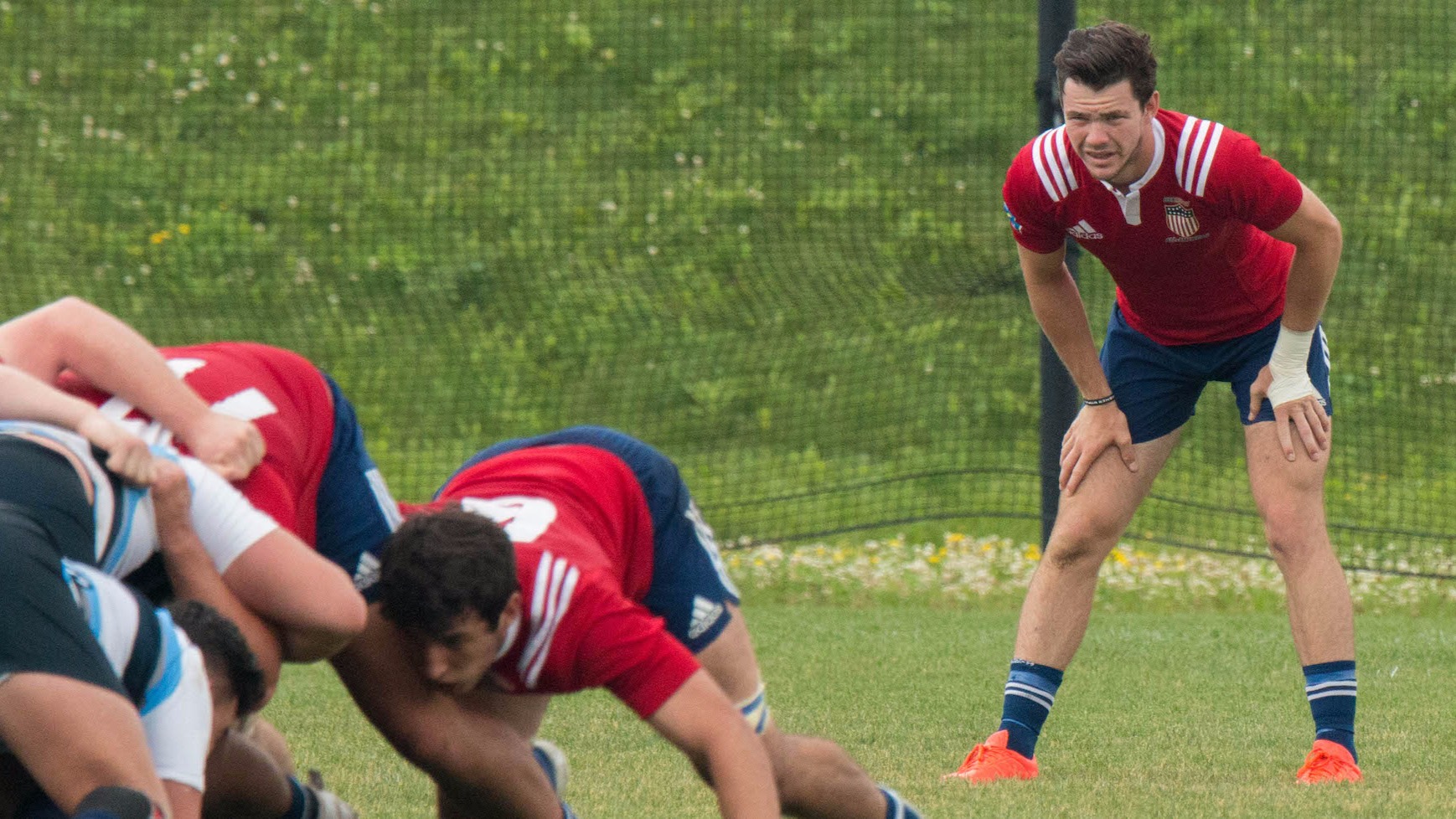 Jack Bradfield waits for a chance. Allison Bradfield photo.