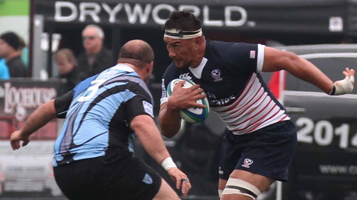 Tai Tuisamoa playing for the USA.